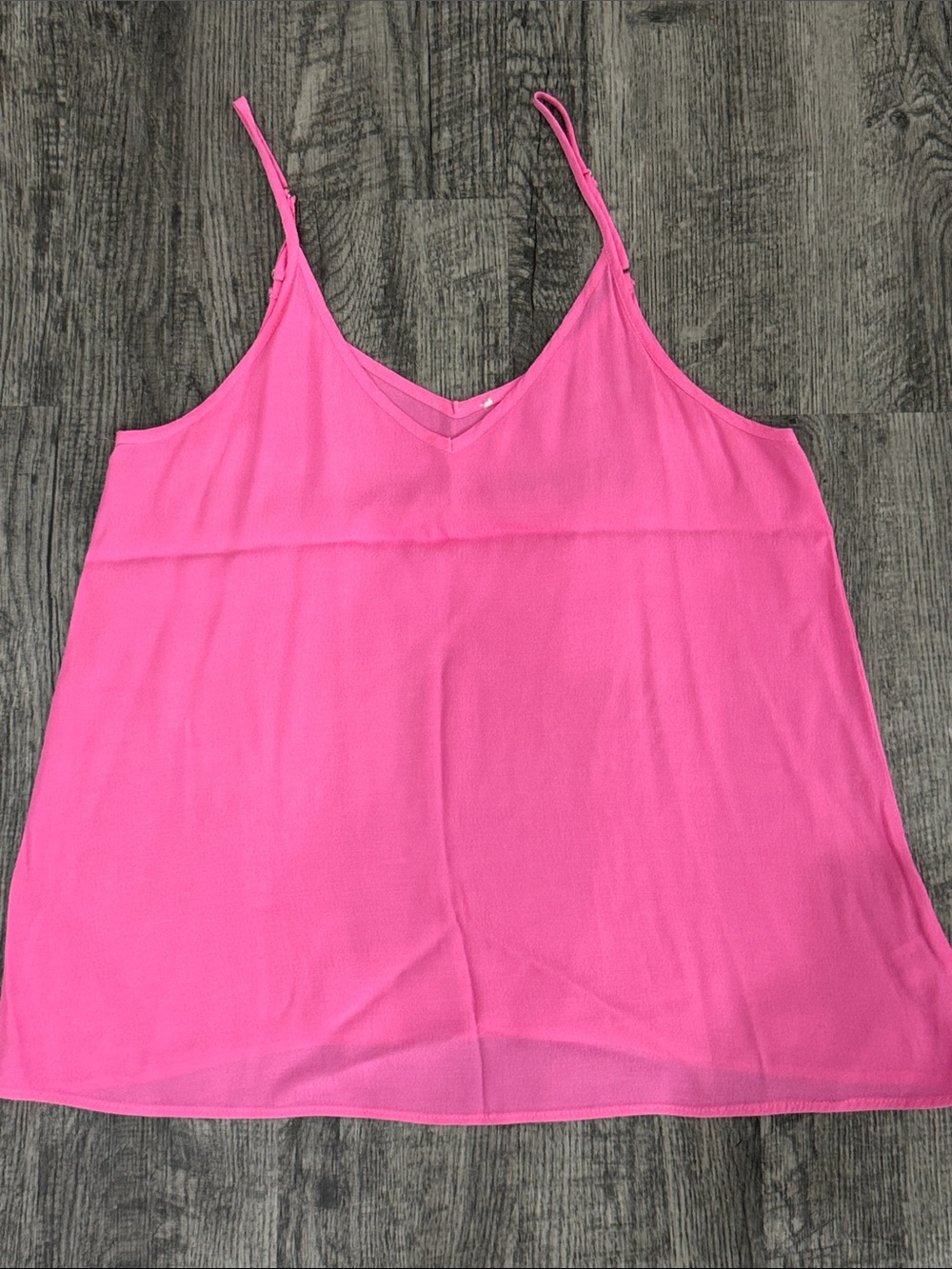 Women’s Pink V-Neck Spaghetti Strap Tank Top